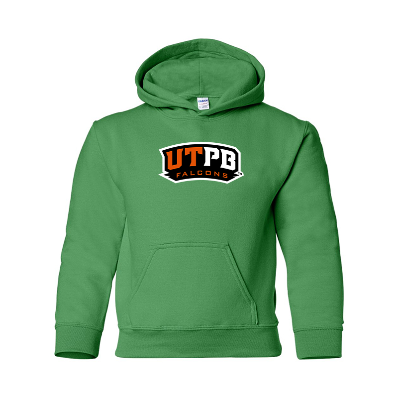 Youth UTPB Falcons Gildan Heavy Blend  Hooded Sweatshirt